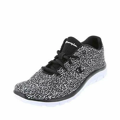 Champion Women s Gusto XT II Black White Print Lace Up Athletic Shoes Sneakers