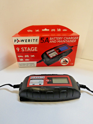 POWERITE 2,5-5A SMART BATTERIELADEGERÄT BETREUER FÜR MOTORRAD AUTO QUAD JET SK