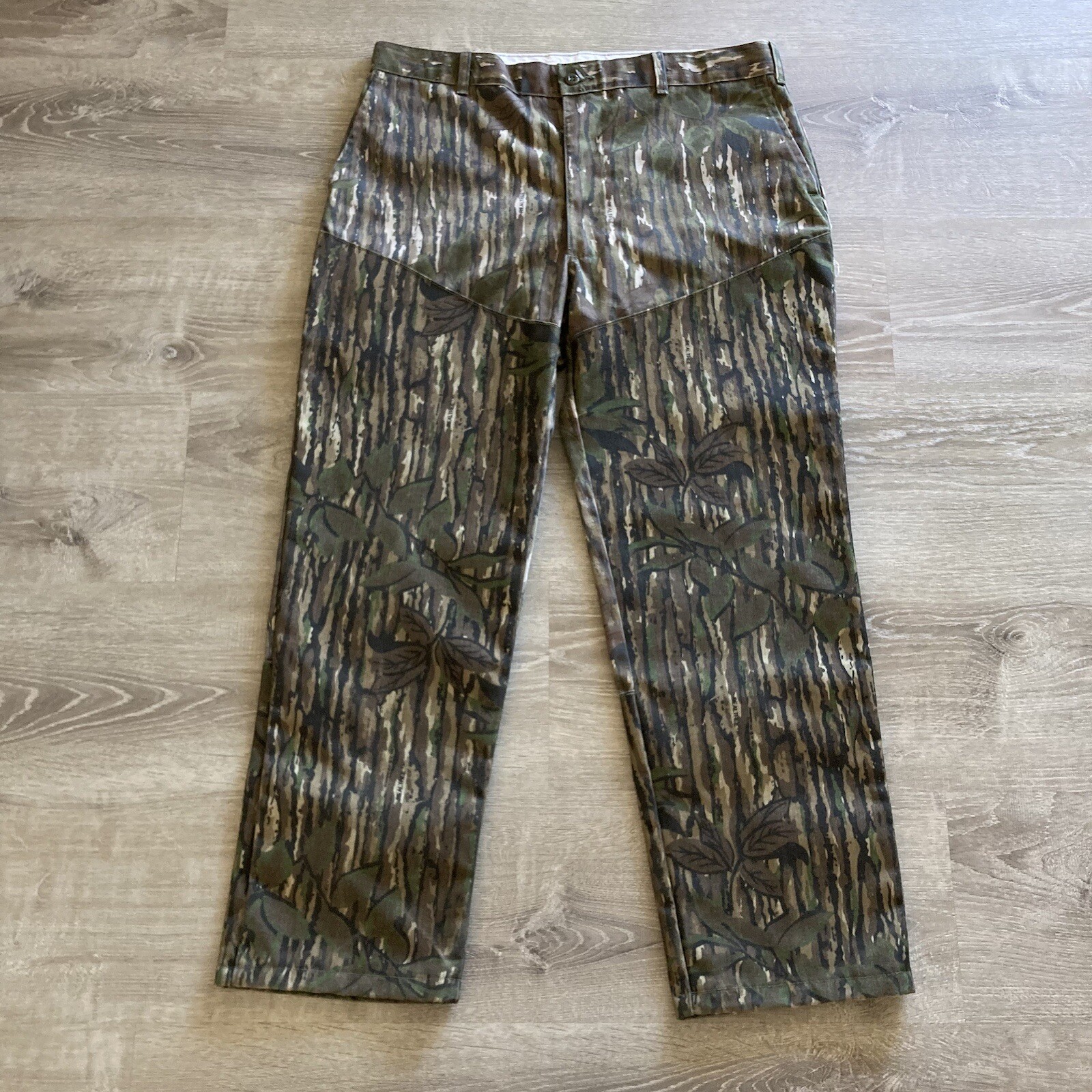 Vintage Rattlers Brand Camo Pants Mens 40x31 Realtree Hunting Made in