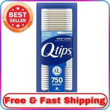Q-tips Cotton Swabs, Original, 100% Cotton, 750 Count