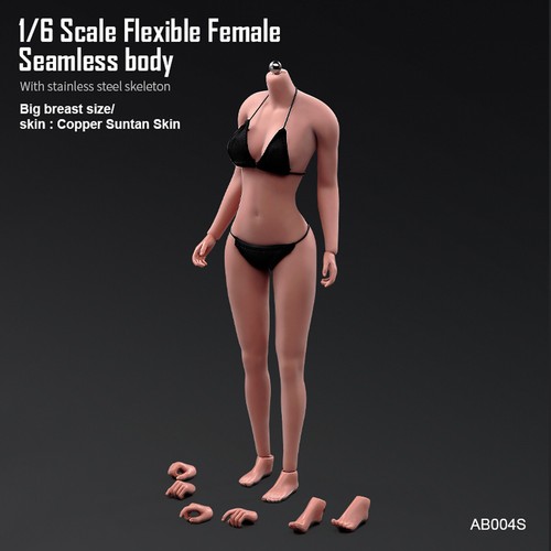 1:6 Scale Flexible Seamless Body Large Bust Breast For 12''Female Figure Toy - Bild 23 von 32