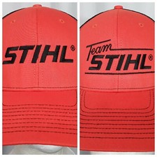 Stihl Chainsaw Orange / Black Mesh Cap Truckers Hat