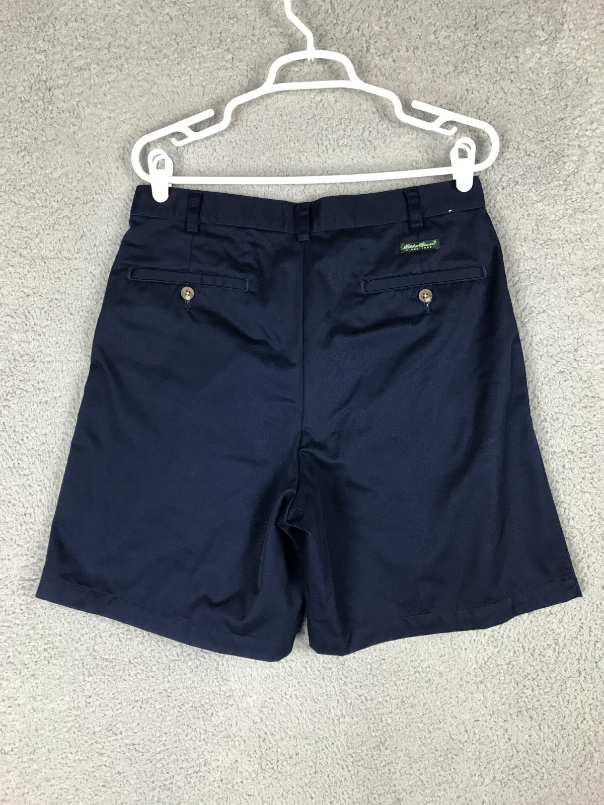 Eddie Bauer Golf Mens Pleated Blue Shorts Size 33 32x8 image 6