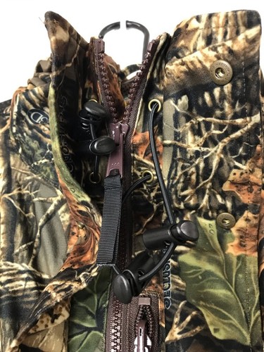 Men's Cabela's Dry Plus Mossy Oak Seclusion 3D Hooded Jacket Pant set Excellent! - Picture 6 of 12
