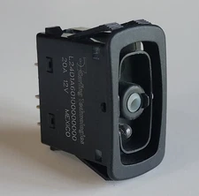 Carling L24D1 ON/ON DP Rocker Switch 20A 12V 8 Terminals 1x Indicator RV BUS VAN