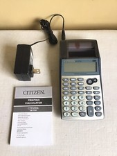 New Open Box Citizen CX-77iv Silver Gray 12 Digit Electronic Printing Calculator