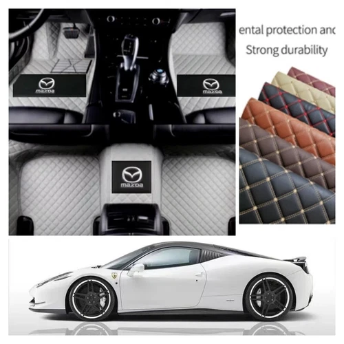 For Mazda All Models Car Floor Mats Waterproof Luxury Custom Carpets Cargo Liner - Imagen 11 de 37