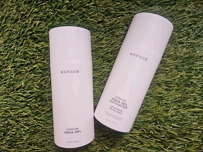 2x NUFACE ~ HYDRATING AQUA GEL ACTIVATOR ~ 3.3 OZ Ea -6.6 Oz Total! Exp 2027!