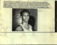 1969 Press Photo Villanova University Basketball Player Howard Porter