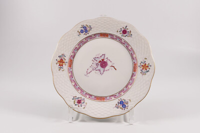 Herend Teller Kuchenteller rund 517 AF Apponyi Fleur Bunt Ø18,5cm