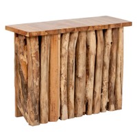 Teak Konsole Algo Natural Ca. L100Cm Wurzelholz Anrichte Konsolentisch Unikat