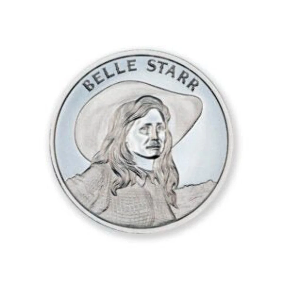 Intaglio Wild West Legend Series Belle Starr 1oz .999 Silver