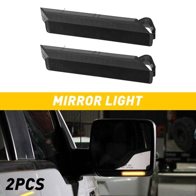 LED Under Side Mirror Turn Signal Light For 04-14 Ford F-150 06-08 Mark EAW