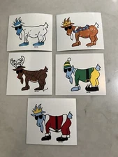 Goat USA Holiday Sticker Pack (5 Stickers)