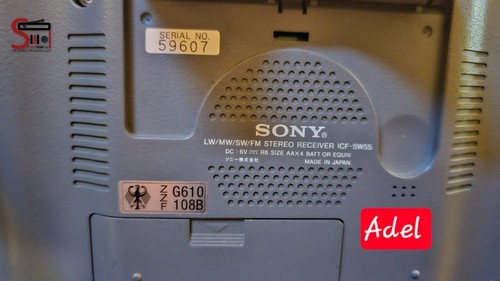 Sony ICF-SW55 World Band Radio Recapped & Upgraded By Adel USA In Mint Condition - Picture 7 of 7