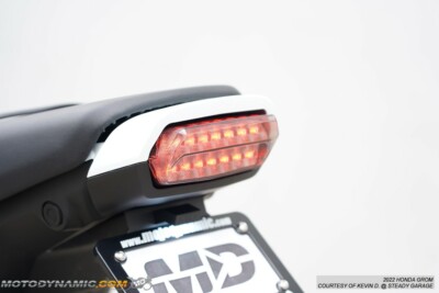 SEQUENTIAL Signal LED Tail Light Smoke Version 2 For Honda Grom 125 2022-2025