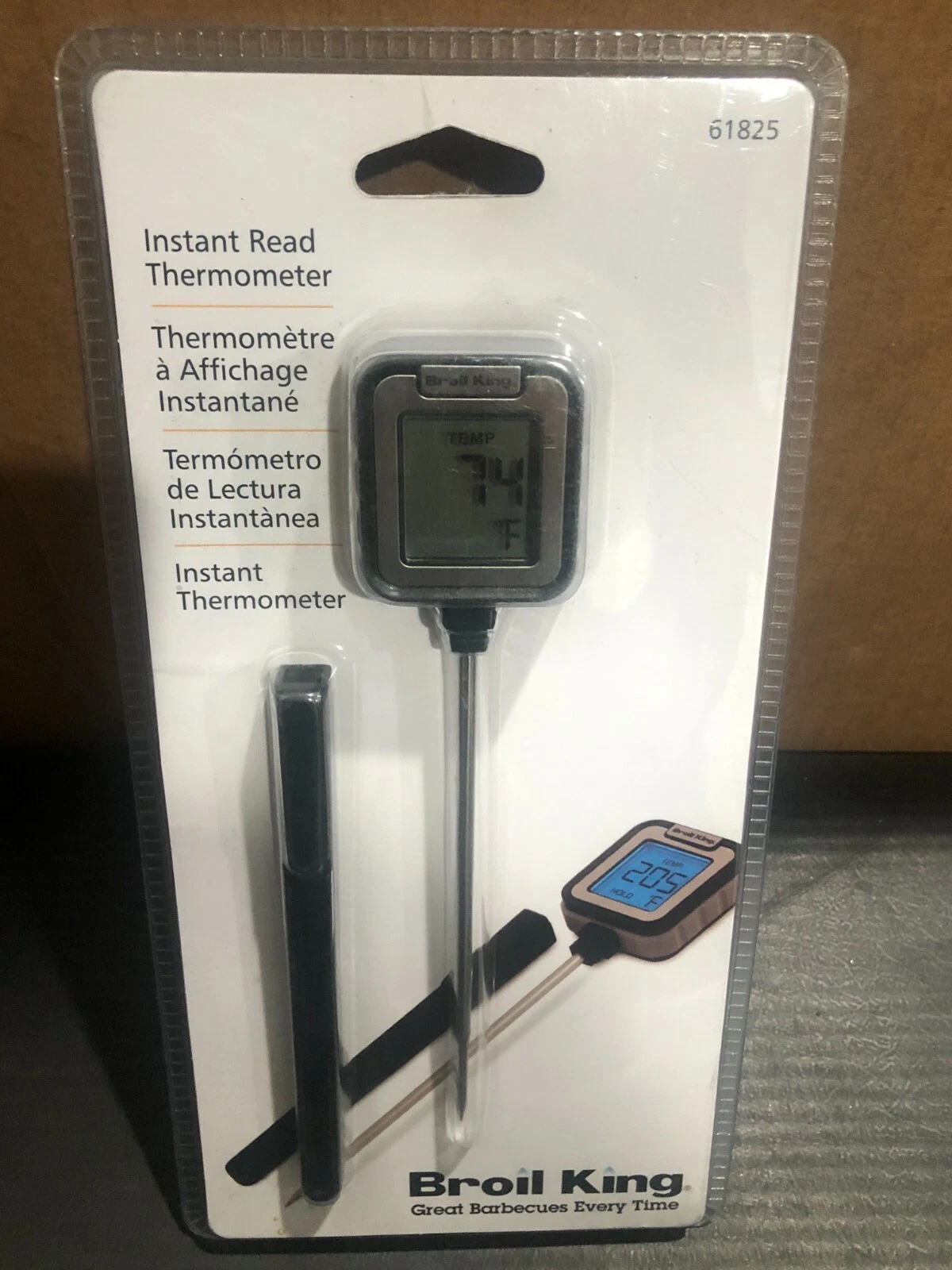 Broil King Instant Read Thermometer 61825 GREAT BARBECUES NEW FREE SHIPPING