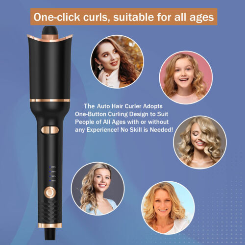 Lockenstab Automatisch,Lockenstab Große Locken mit 4 Einstellbare Temperatur DE - Bild 13 von 24