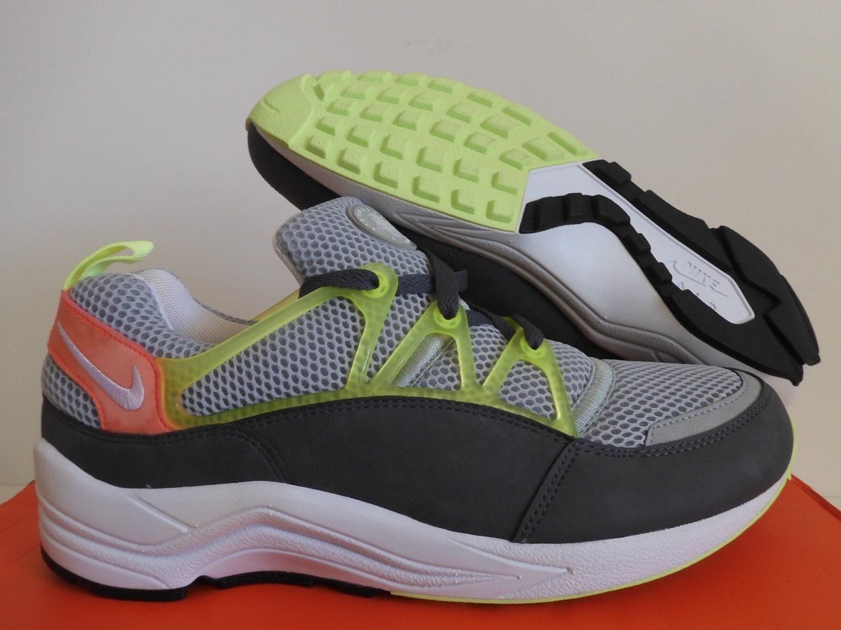 NIKE AIR HUARACHE LIGHT FB WOLF GREY-DARK GREY-LIME SZ 9 NIKE AIR HUARACHE LIGHT FB WOLF GREY-DARK GREY-LIME SZ 9