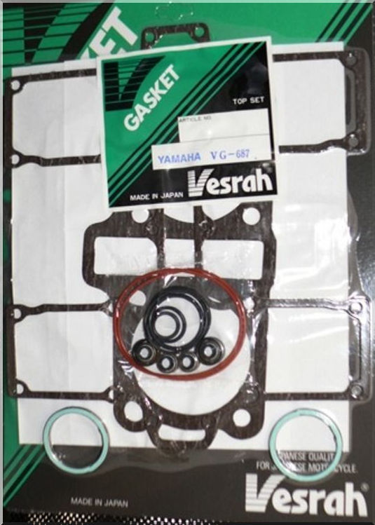 Pochette joints haut moteur XS 400 DOHC joint culasse moto Yamaha 1982 1983 1984