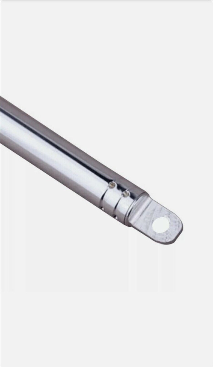 Nuova Antenna telescopica a 7 sezioni per Radio TV argento espanso lunghezza totale 765MM 34 Nuova Antenna telescopica a 7 sezioni per Radio TV argento espanso lunghezza totale 765MM 34