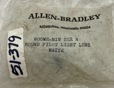 Allen Bradley 800MR-N1W Ser A Round Pilot Light White Lens