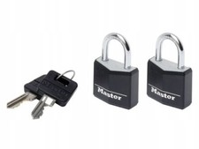 Master Lock 9130EURTBLK 30mm Vorhangschloss Vinyl schwarz
