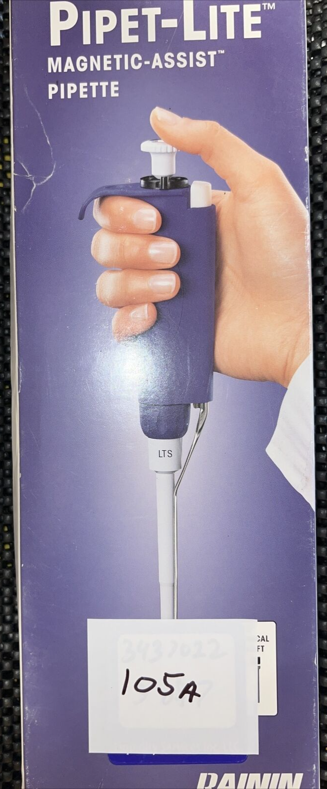 Rainin PipetLite single channel Assist Pipette, 0.5 10 uL