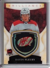 2017-18 The Cup Brilliance Autographs #BHF Haydn Fleury - Seattle Kraken RC
