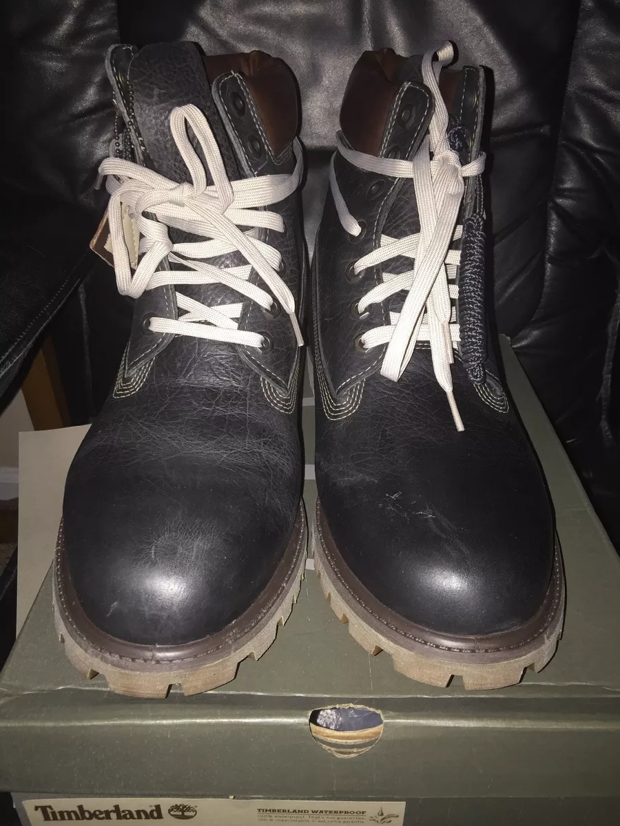 Timberland LIMITED Boots Navy Brown TB0A18AW 6 Premium Boots Sz 13