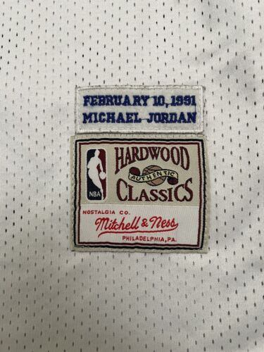 Mitchell & Ness Michael Jordan All Star East 1991 Jersey Size 50 (XXL) White - Picture 3 of 9