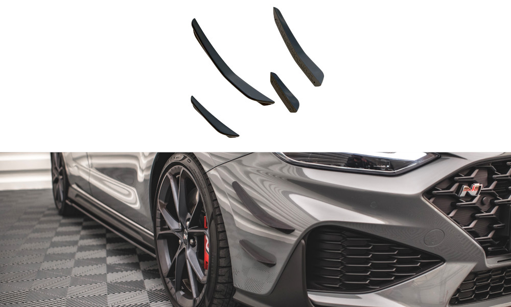 Canards Maxton Hyundai I30 N pour corriger le look avant trop sage de la Hatchback