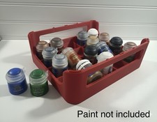 2x Stackable Citadel Paint Pot Organizers - Holds 60 Pots 30 In Each Bin