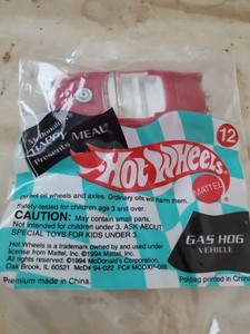 McDonald's Happy Meal Hotwheels  #12 Gas Hog
