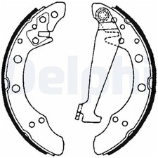 Delphi Bremsbackensatz hinten 1H0609525 6R0698525A 115331141 6Y0698525 | 495982