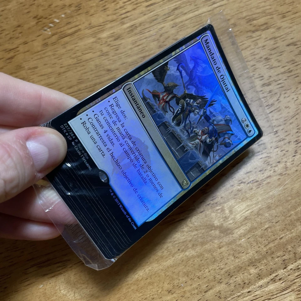🦅 Ojutai's Command x10 - FOIL BaB Buy-a-Box Promo Pack MTG Mandato de Ojutai Sp - Image 4 of 4