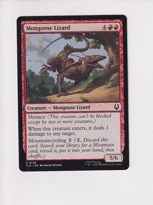 MAGIC THE GATHERING MTG AVATAR: THE LAST AIRBENDER MONGOOSE LIZARD (CB)