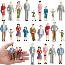 14 Pcs 1: 25 Scale Miniature People Figurines Mini Architectural Plastic Small D