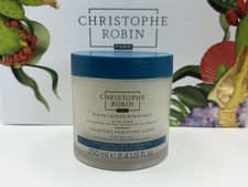 NEW Christophe Robin Cleansing Purifying Scalp Scrub with Sea Salt, 250ml
