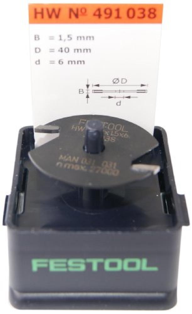 Fresa Festool HW 40x1,5 per Scanalature | Negozio Specializzato Legno
