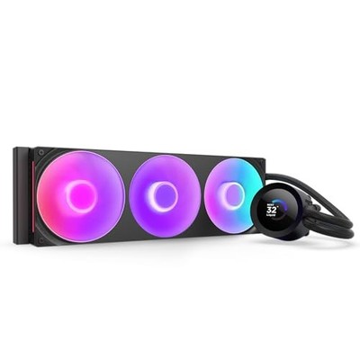 NZXT Kraken Plus 360 RGB v2 Black Liquid CPU Cooler Black RL-KR360-B2 FN2487 F/S