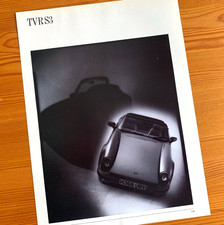 TVR S3 1990 - FRAMEABLE COLLECTIBLE CLASSIC CAR POSTER IMAGE