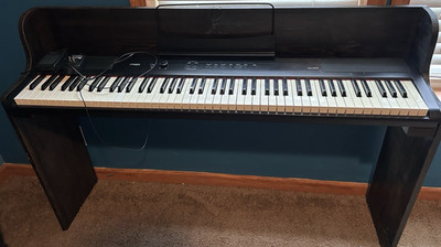 Artesia PA-88W 88-Key Digital Home Piano Black w/Stand, Pedal, Adapter