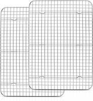 AbküHlgitter Edelstahl 2 StüCk Rechteckig 39X28,7X2Cm SpüLmaschinenfest Backen
