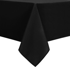 Rectangle Tablecloth - 60 x 84 Inch - Waterproof Stain and Wrinkle Resistant Was