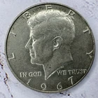 1967 Kennedy 40% Silver Half Dollar