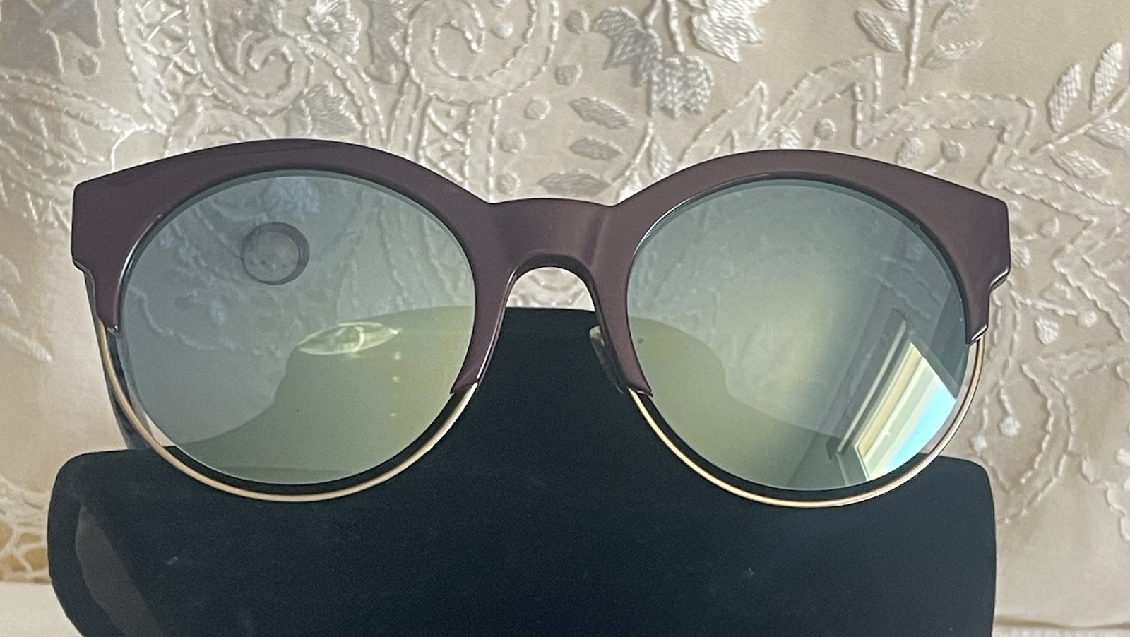 Christian Dior Dior Sideralt Cat-eye Sunglasses Gold  Mirrored Lens thumbnail 3