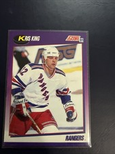 1991-92 Score American - Kris King #363
