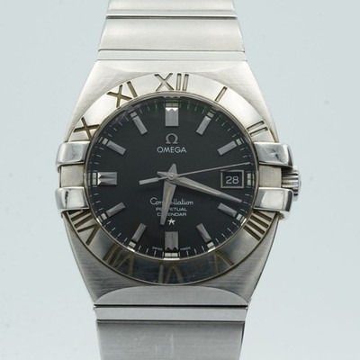 Omega Constellation Edelstahl Quarz Herrenuhr Ref. 1513.51.00 38MM OM462