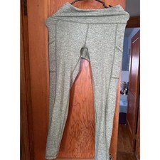 Aerie Leggings Chill Play Move Heather Green